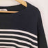 サバイ saby Milan Rib Boat Neck Border Knit ボーダーニットカットソー メンズ